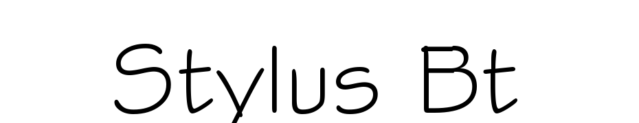 Stylus BT Font Download Free